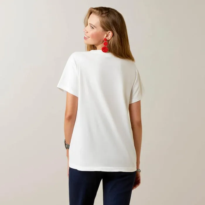 TShirts and Tops Women Ariat Small Town Graphic Cloud Dancer TShirts and Tops Women Ariat Small Town Graphic Cloud Dancer