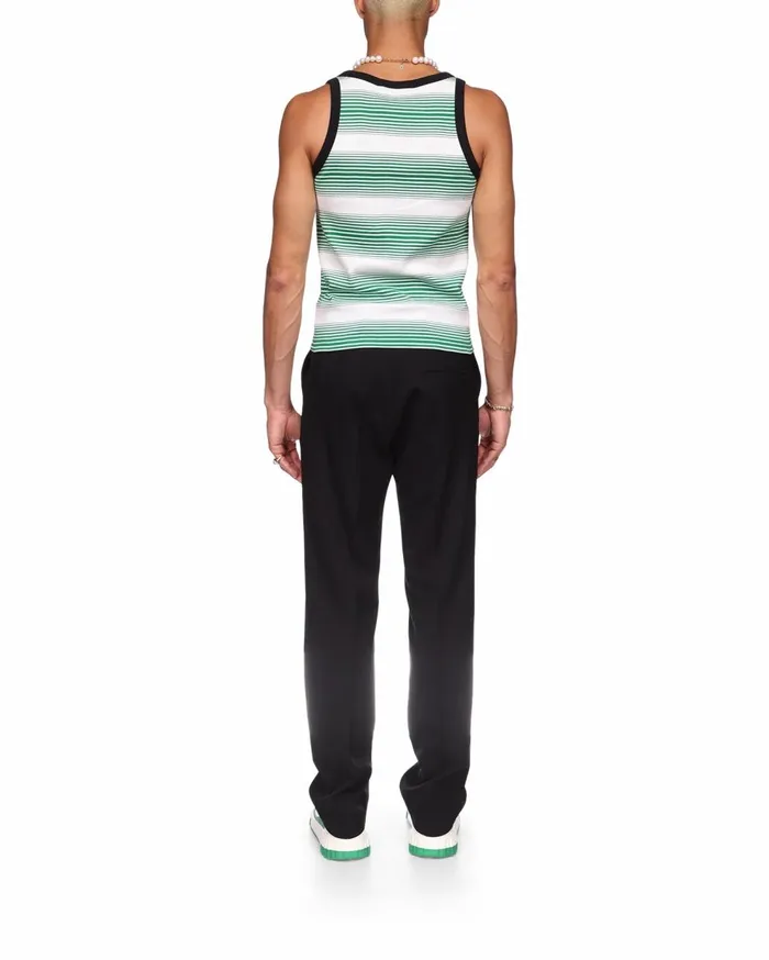 TShirts Men Casablanca Paris Gradient Stripe Ringer Tank Top TShirts Men Casablanca Paris Gradient Stripe Ringer Tank Top
