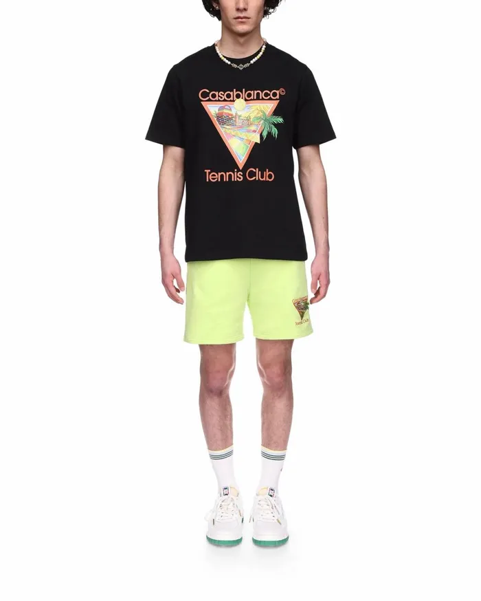 TShirts MenWomen Casablanca Paris Afro Cubism Tennis Club TShirt