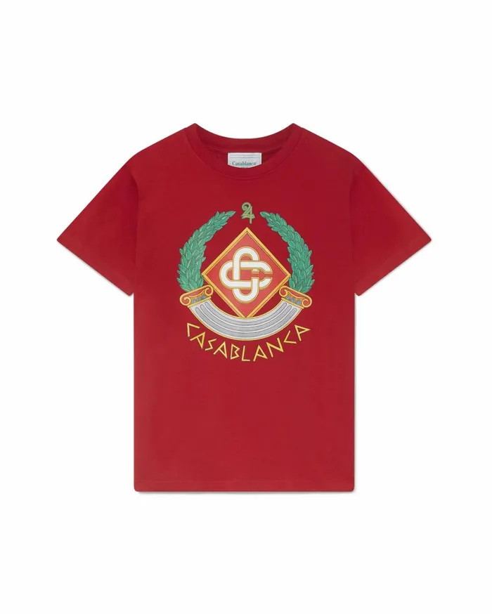 TShirts MenWomen Casablanca Paris Casa Crest TShirt