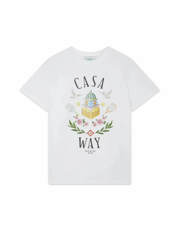 TShirts MenWomen Casablanca Paris Casa Way TShirt