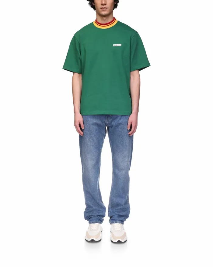 TShirts MenWomen Casablanca Paris Evergreen Oversized TShirt TShirts MenWomen Casablanca Paris Evergreen Oversized TShirt