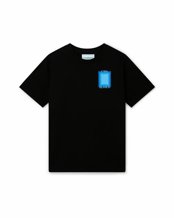TShirts MenWomen Casablanca Paris Gradient Stacked Logo TShirt TShirts MenWomen Casablanca Paris Gradient Stacked Logo TShirt