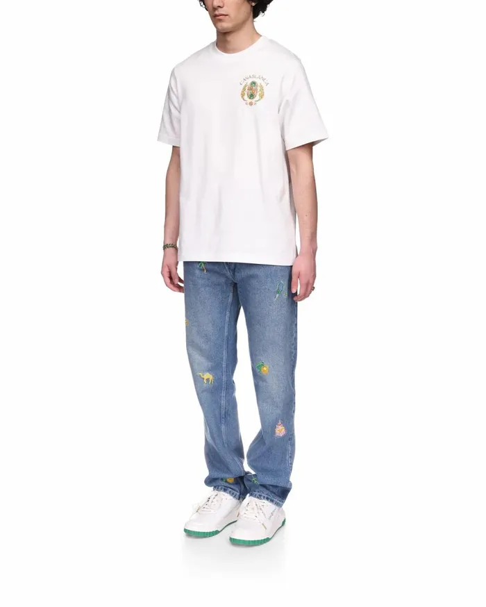TShirts MenWomen Casablanca Paris Joyaux D039Afrique Tennis Club TShirt
