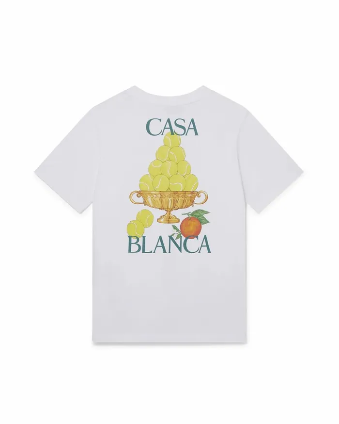 TShirts MenWomen Casablanca Paris La Corbeille D039Oranges TShirt