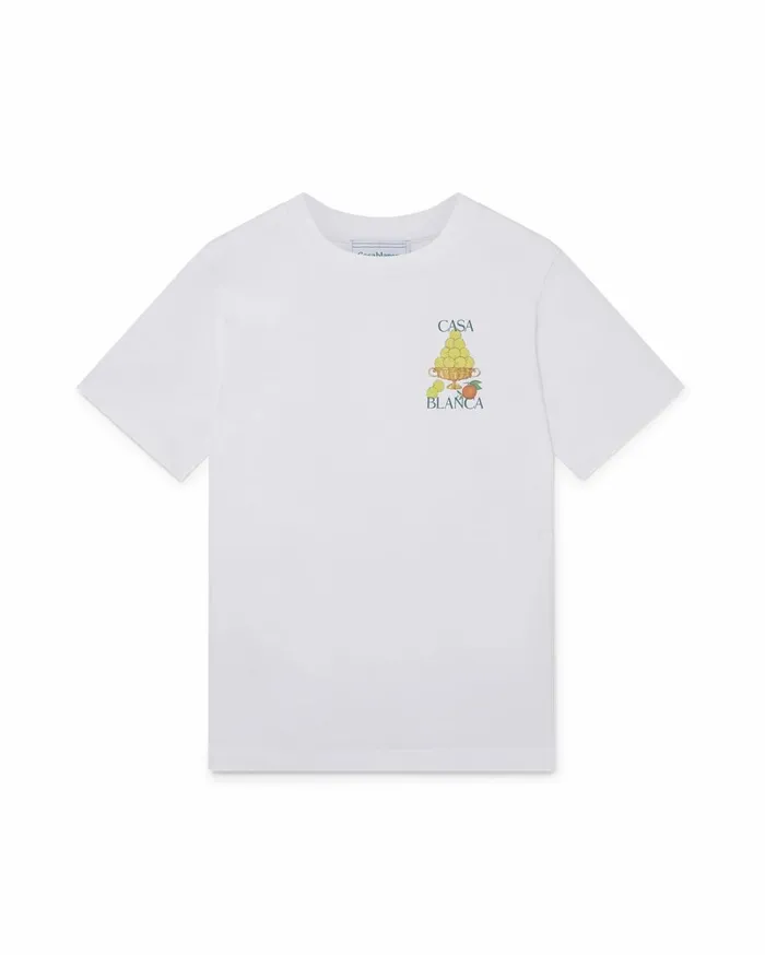 TShirts MenWomen Casablanca Paris La Corbeille D039Oranges TShirt