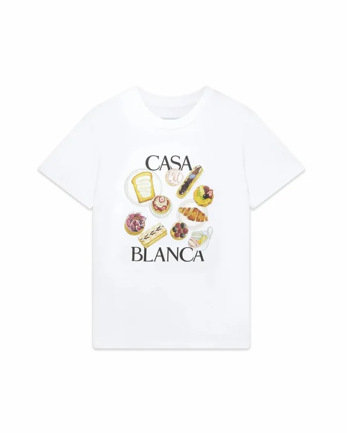 TShirts Women Casablanca Paris Patisseries En Vol TShirt