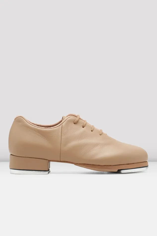 Tap Bloch Adult Ladies Sync Tap Leather Tap Shoes Tan Leather