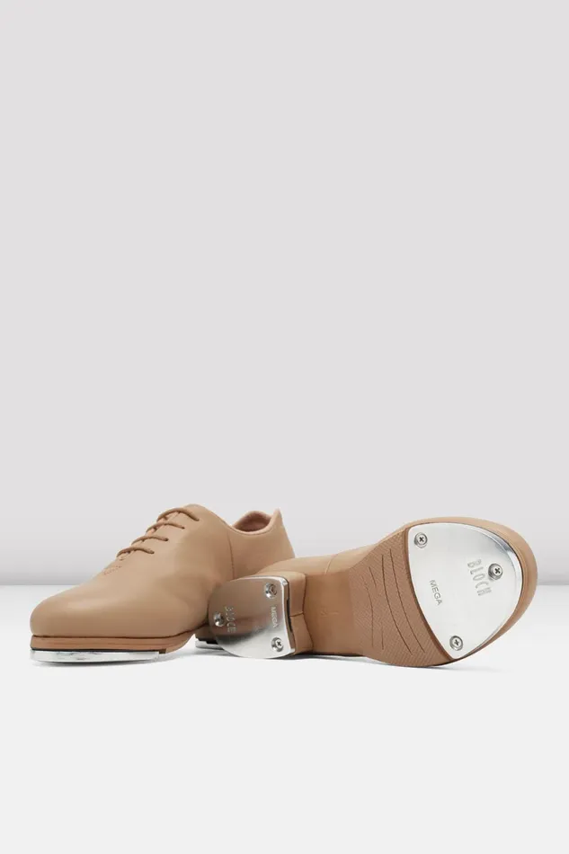 Tap Bloch Adult Ladies Sync Tap Leather Tap Shoes Tan Leather