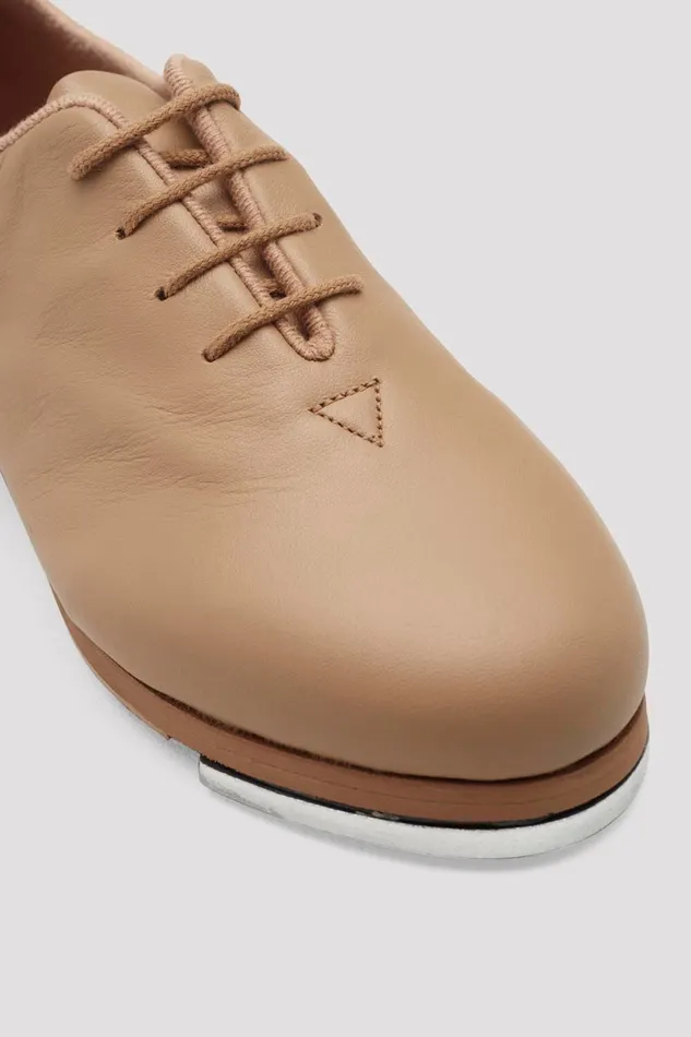 Tap Bloch Adult Ladies Sync Tap Leather Tap Shoes Tan Leather