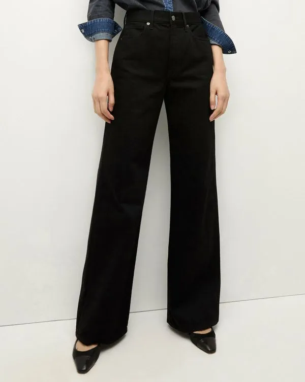 Taylor WideLeg Jean Onyx Women Veronica Beard Jeans Taylor WideLeg Jean Onyx Women Veronica Beard Jeans