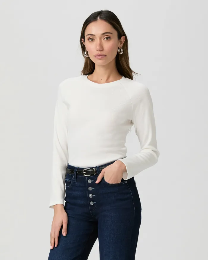 Tees and Tanks Amren Tee 8211 Ivory PAIGE Women