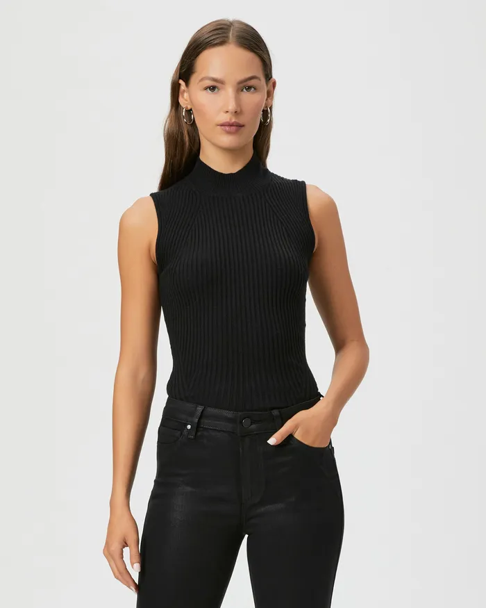 Tees and Tanks PAIGE Women Fidelia Tank 8211 Black