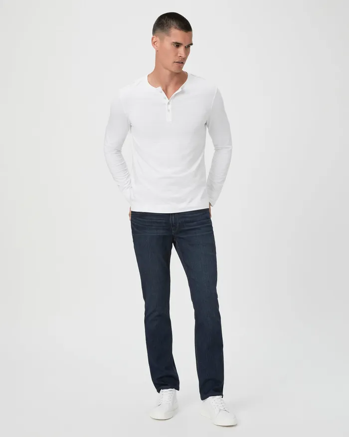 Tees Men Garrett Henley Tee 8211 Fresh White PAIGE Tees Men Garrett Henley Tee 8211 Fresh White PAIGE