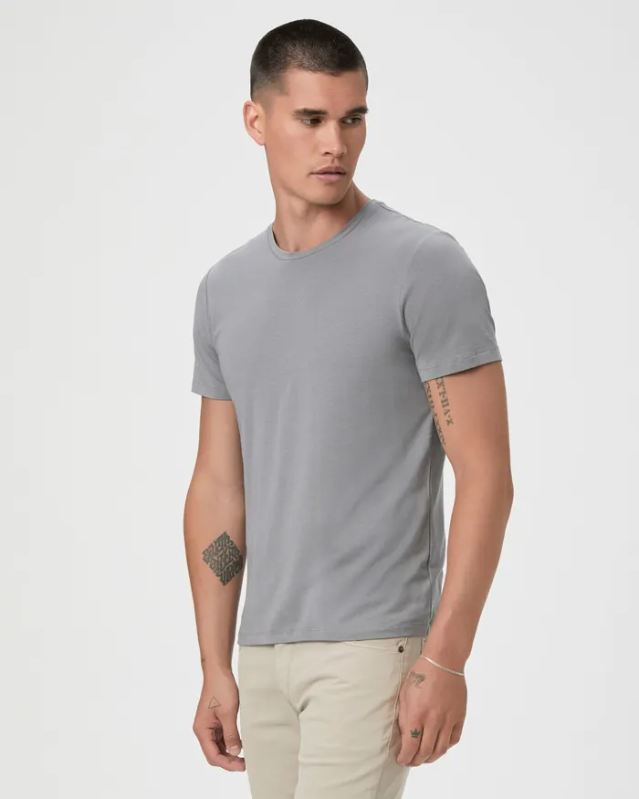 Tees PAIGE Men Cash Crew Tee 8211 Dawn Grey Tees PAIGE Men Cash Crew Tee 8211 Dawn Grey