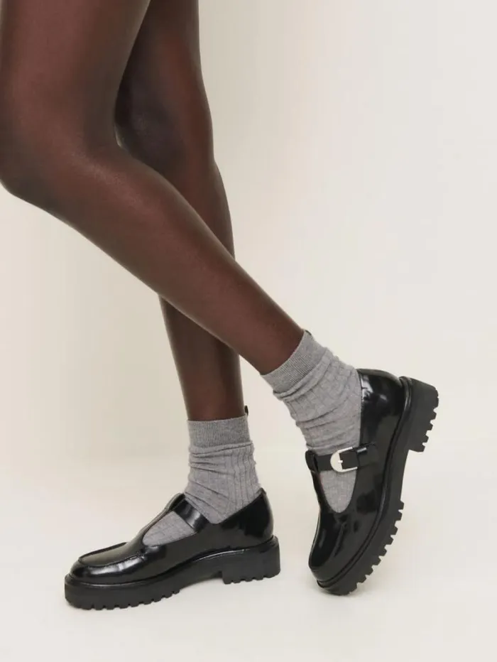 The Reformation Abalonia Chunky Maryjane Black 8211 Shoes