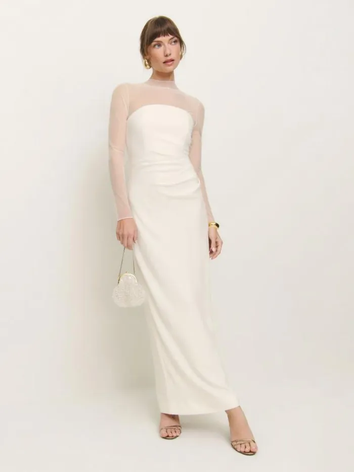 The Reformation Adalia Dress Ivory 8211 Weddings