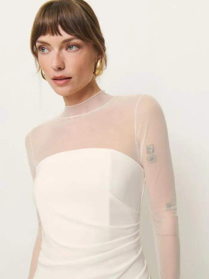 The Reformation Adalia Dress Ivory 8211 Weddings