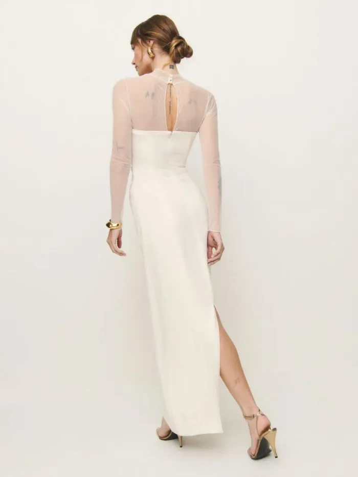 The Reformation Adalia Dress Ivory 8211 Weddings