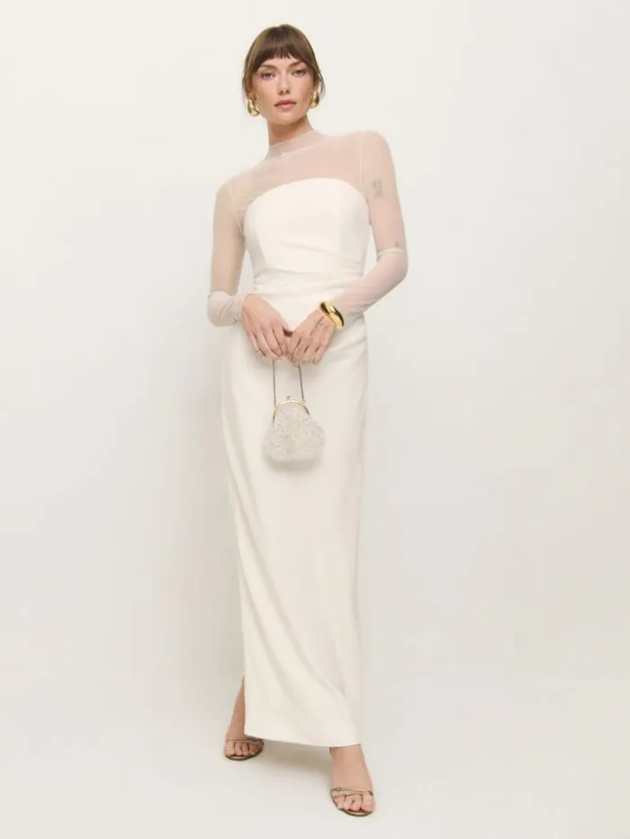 The Reformation Adalia Dress Ivory 8211 Weddings