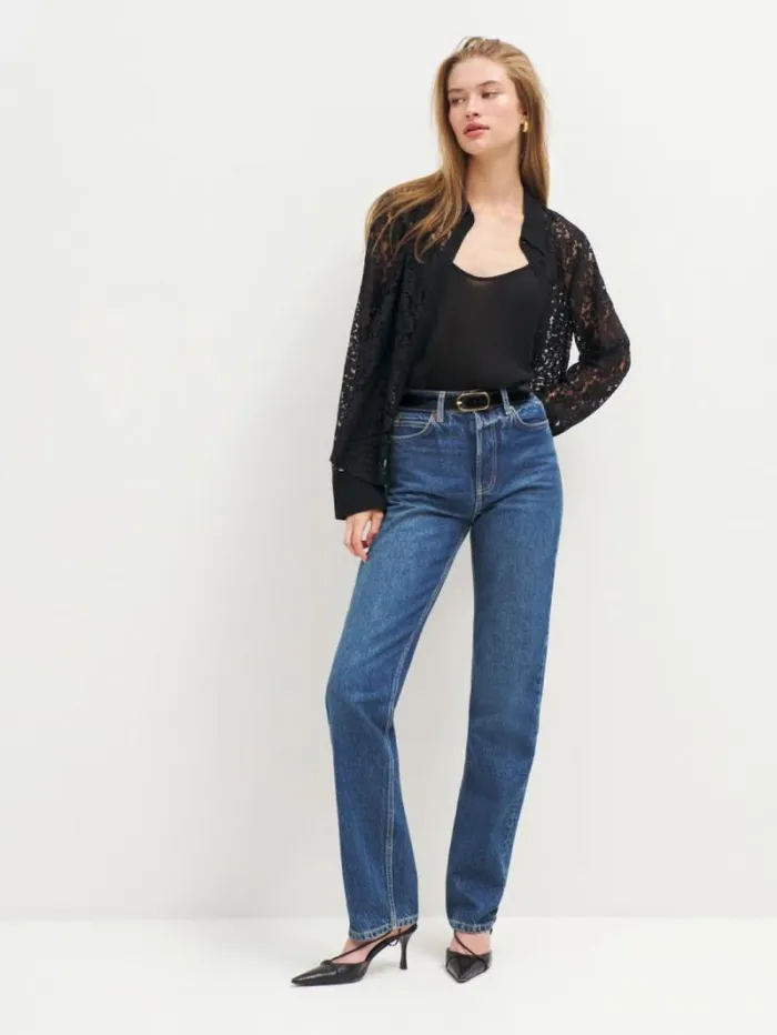 The Reformation Anja Top Black 8211 Clothing