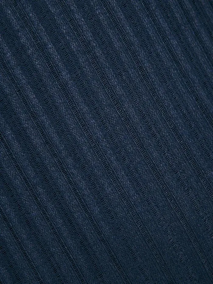 The Reformation Arabella Knit Dress Navy 8211 Clothing