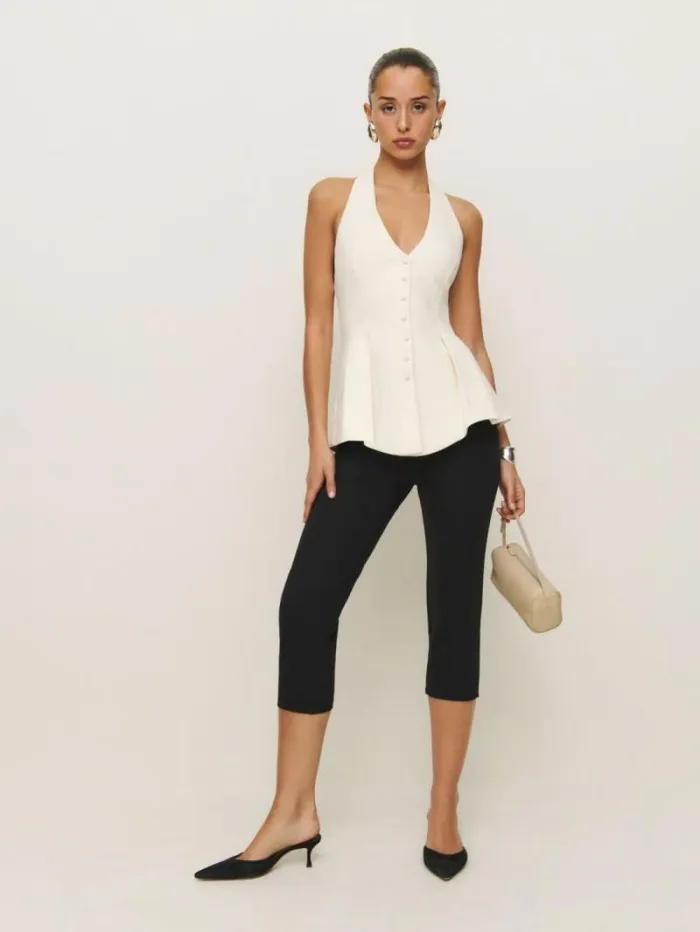 The Reformation Auli Top White 8211 Clothing
