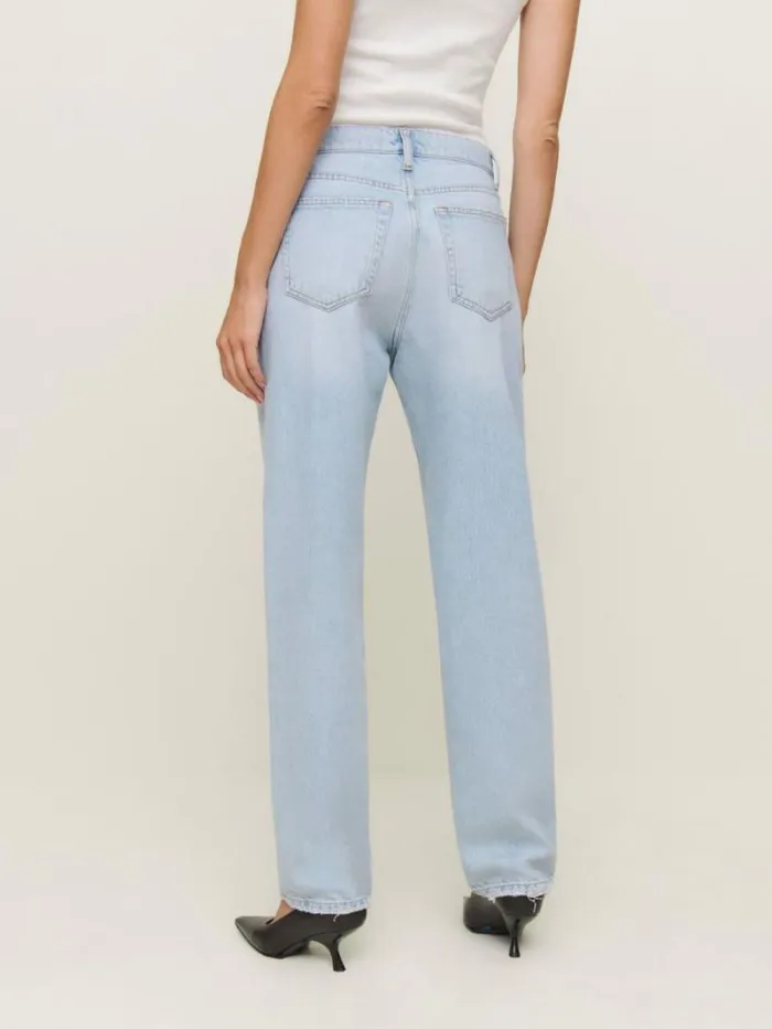 The Reformation Bobbi Mid Rise Boyfriend Jeans Nokomis 8211 Clothing