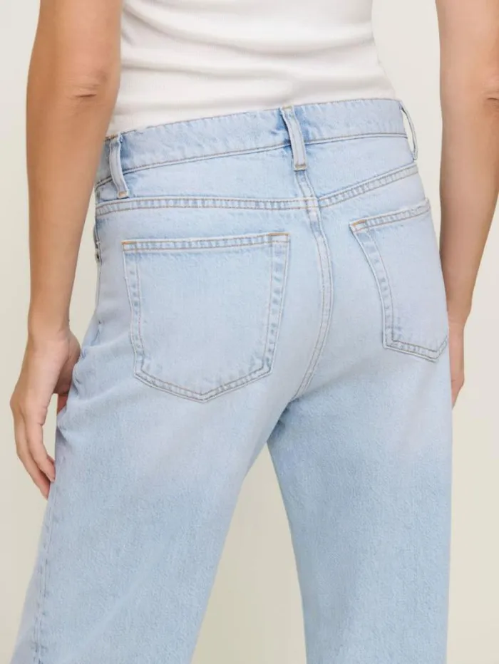 The Reformation Bobbi Mid Rise Boyfriend Jeans Nokomis 8211 Clothing