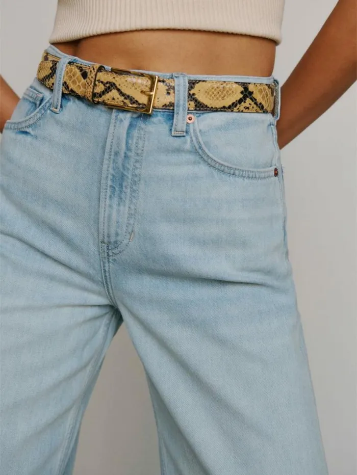 The Reformation Cary Livedin Wide Leg Jeans Sheyenne 8211 Clothing