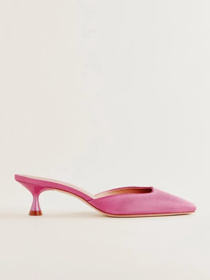 The Reformation Daniela Kitten Mule Dragonfruit 8211 Shoes