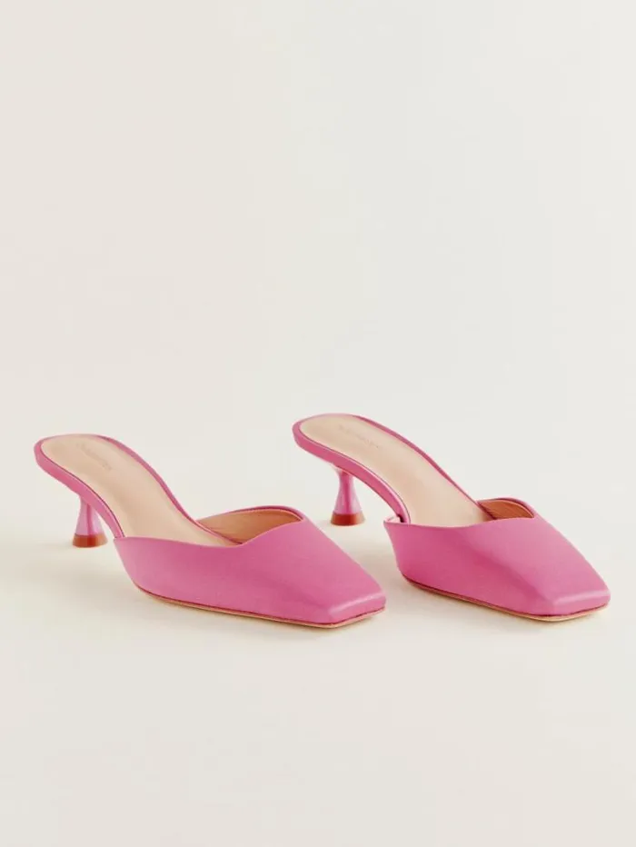 The Reformation Daniela Kitten Mule Dragonfruit 8211 Shoes
