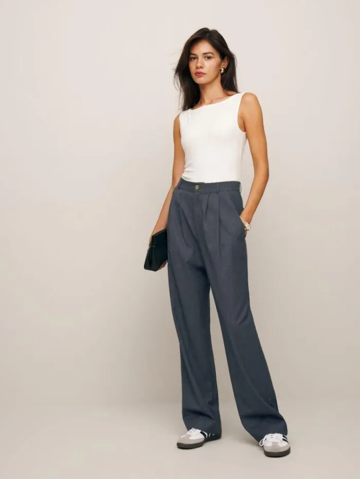 The Reformation Dusk Knit Top Fior Di Latte 8211 Clothing