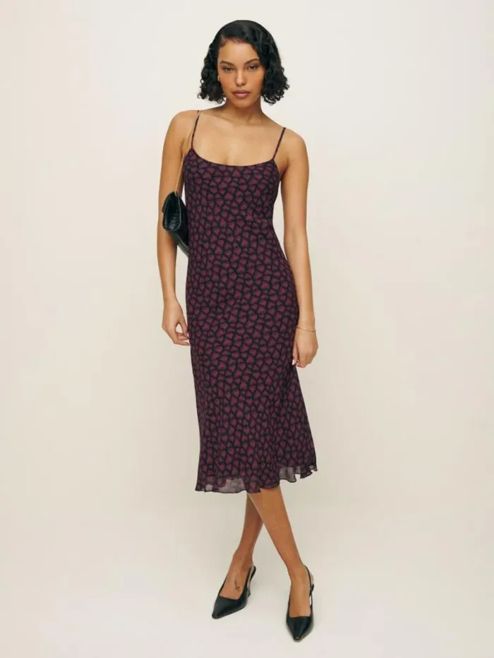 The Reformation Emerick Dress Bonbon 8211 Clothing