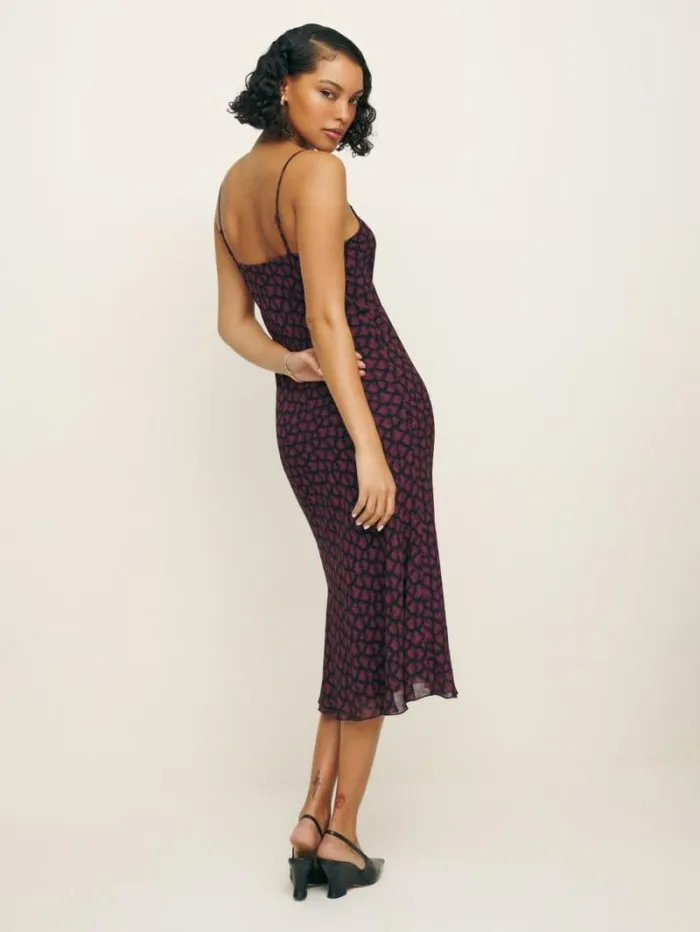 The Reformation Emerick Dress Bonbon 8211 Clothing