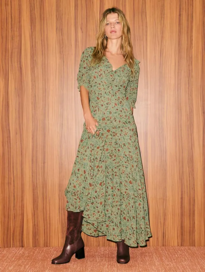 The Reformation Evra Dress Ponderosa 8211 Clothing