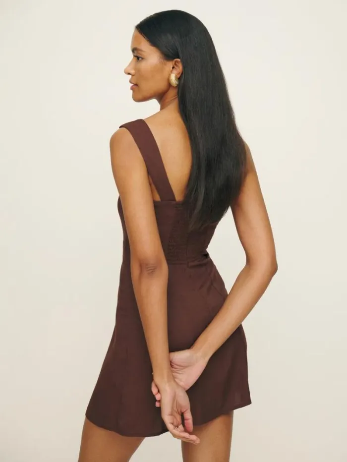 The Reformation Gabin Dress Cafe 8211 Clothing