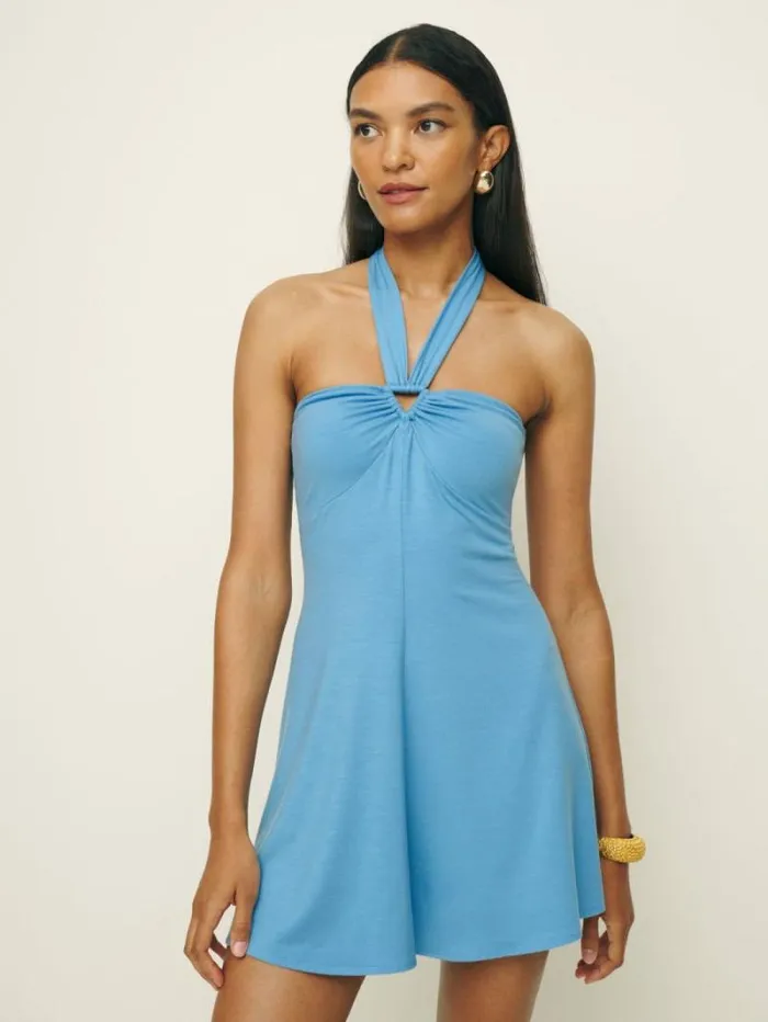 The Reformation Hera Knit Dress Capri 8211 Clothing
