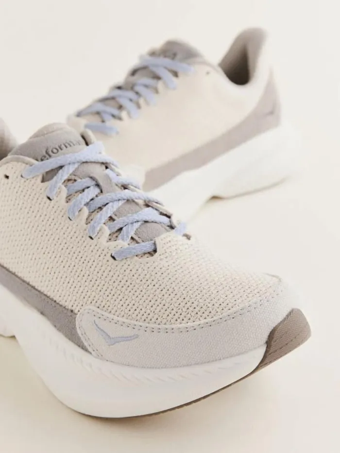 The Reformation HOKA X Reformation Mach 6 LS Crochet Flint Grey Rainy Day 8211 Shoes