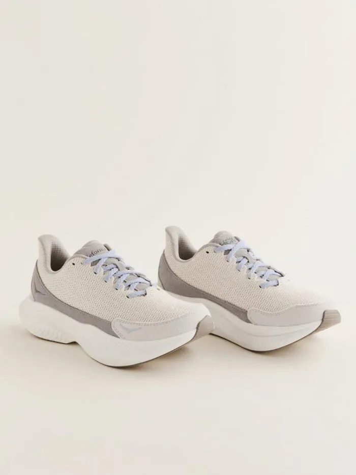 The Reformation HOKA X Reformation Mach 6 LS Crochet Flint Grey Rainy Day 8211 Shoes