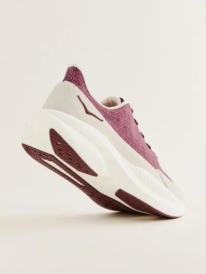The Reformation HOKA X Reformation Mach 6 LS Monogram Syrah Savvy Red 8211 Shoes