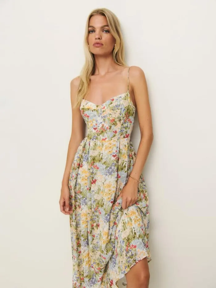 The Reformation Jaelyn Dress Countryside 8211 ClothingWeddings