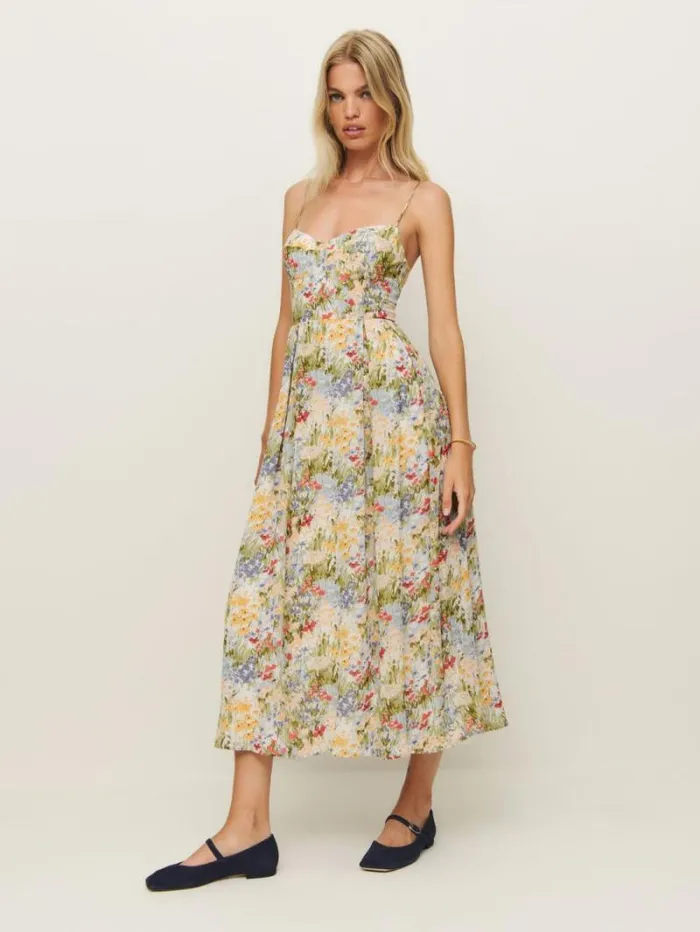 The Reformation Jaelyn Dress Countryside 8211 ClothingWeddings