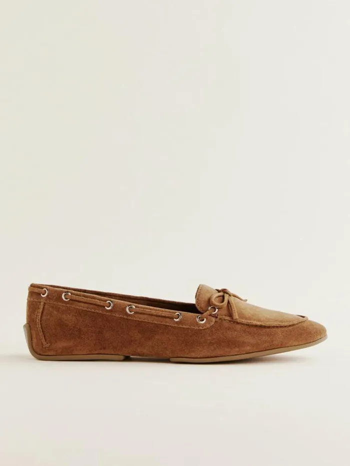 The Reformation Kyla Loafer Rum Suede 8211 Shoes