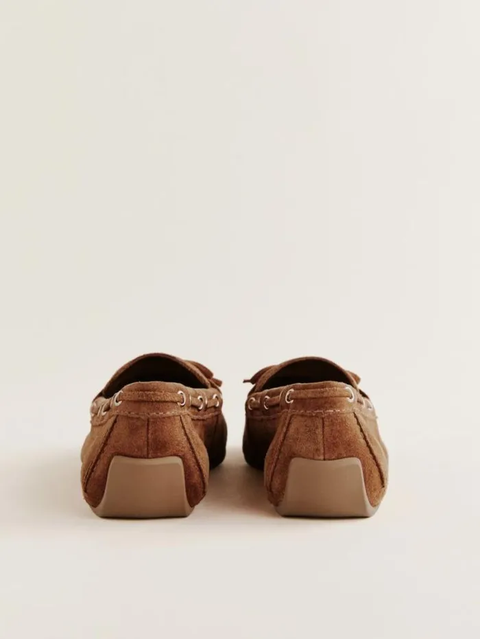 The Reformation Kyla Loafer Rum Suede 8211 Shoes