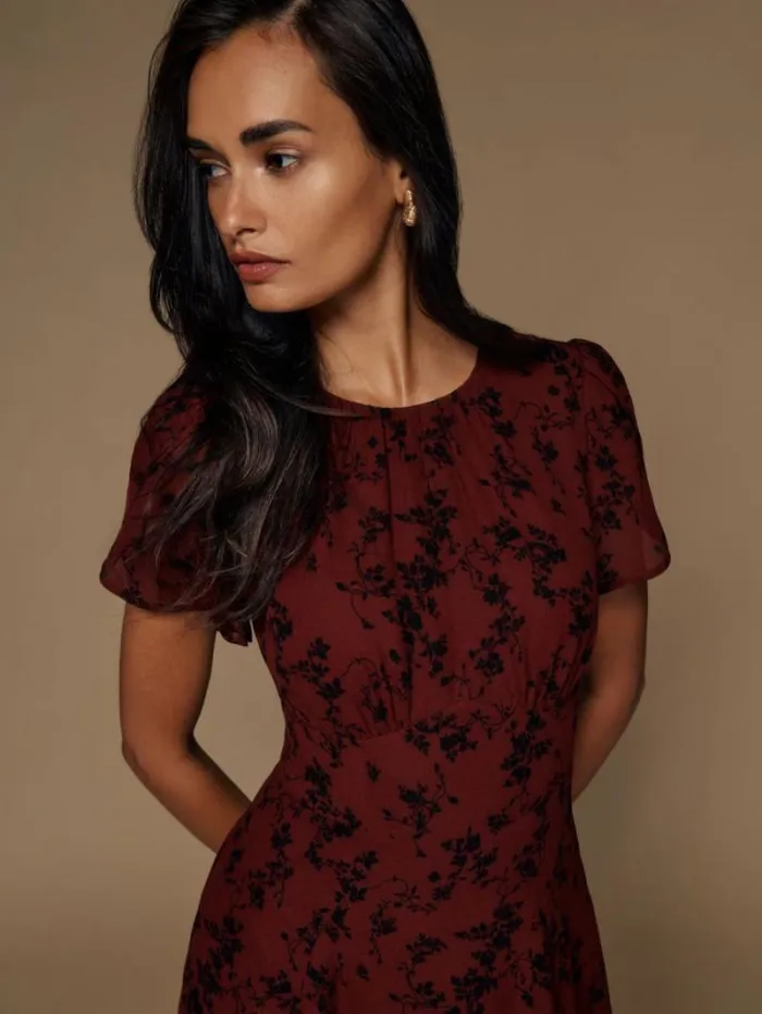 The Reformation Lula Dress Paramour 8211 Clothing