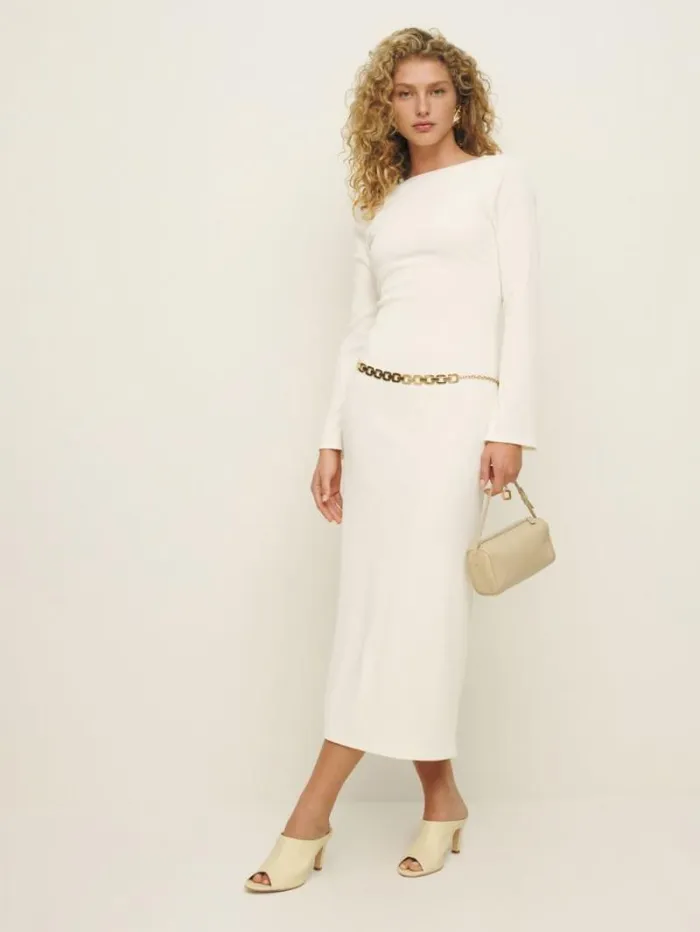 The Reformation Lydia Heeled Sandal Parmesan Leather 8211 Shoes