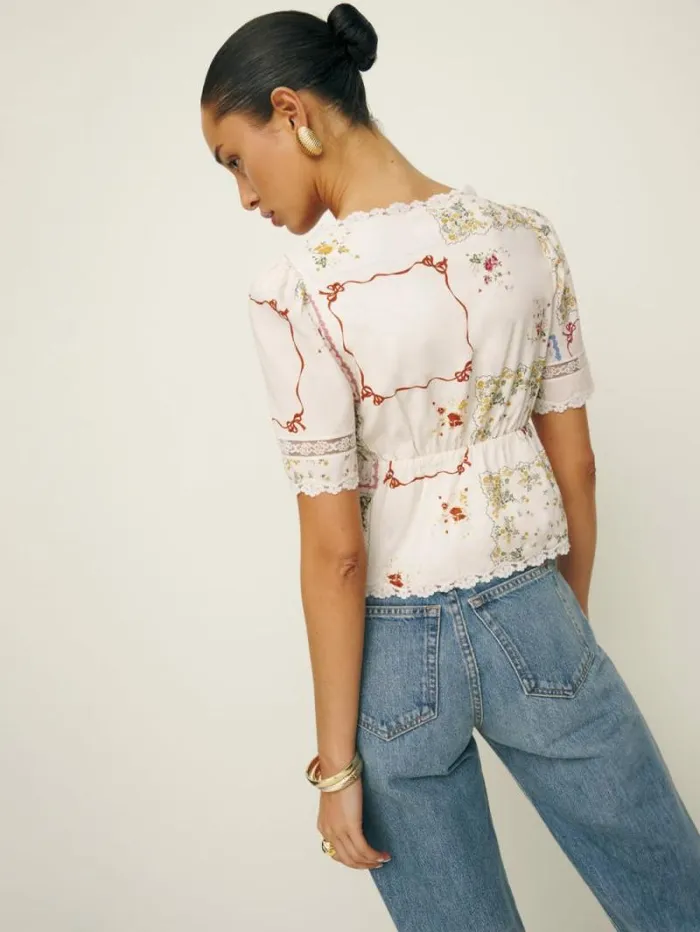 The Reformation Margot Top Nonna 8211 Clothing