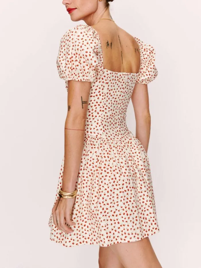 The Reformation Marielle Dress Fresa 8211 Clothing