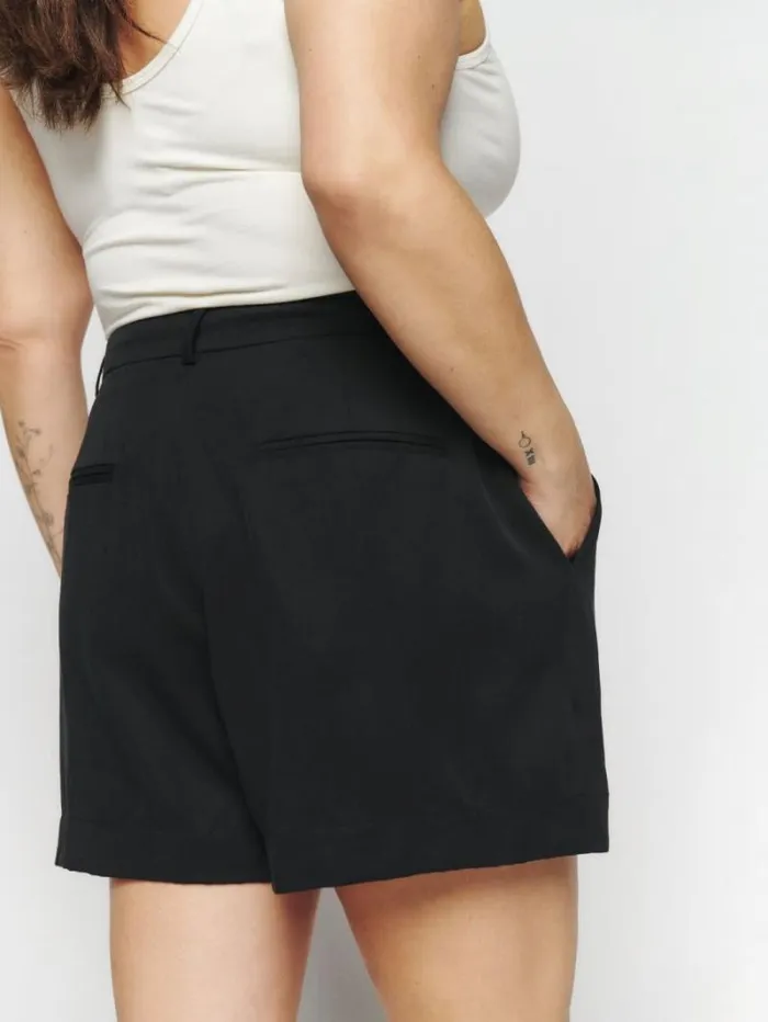 The Reformation Mason Short Es Black 8211 Clothing